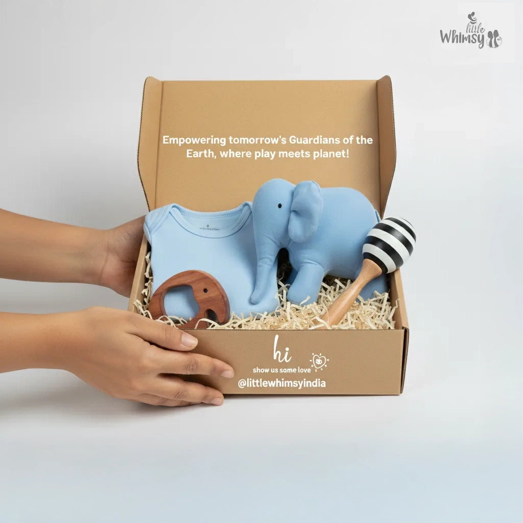 Newborn Gift Set | Outfit, Toy, Teether & Rattle