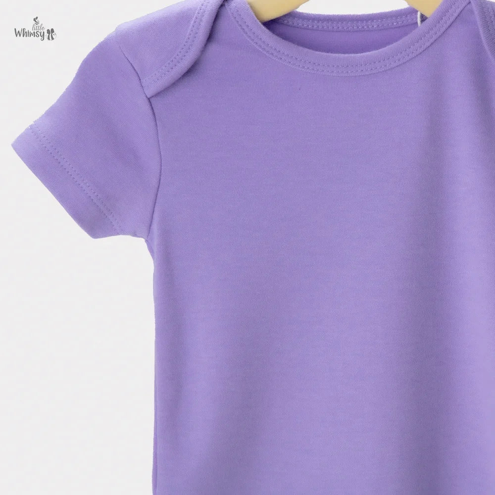 Dusty Lavender Organic Cotton Onesie