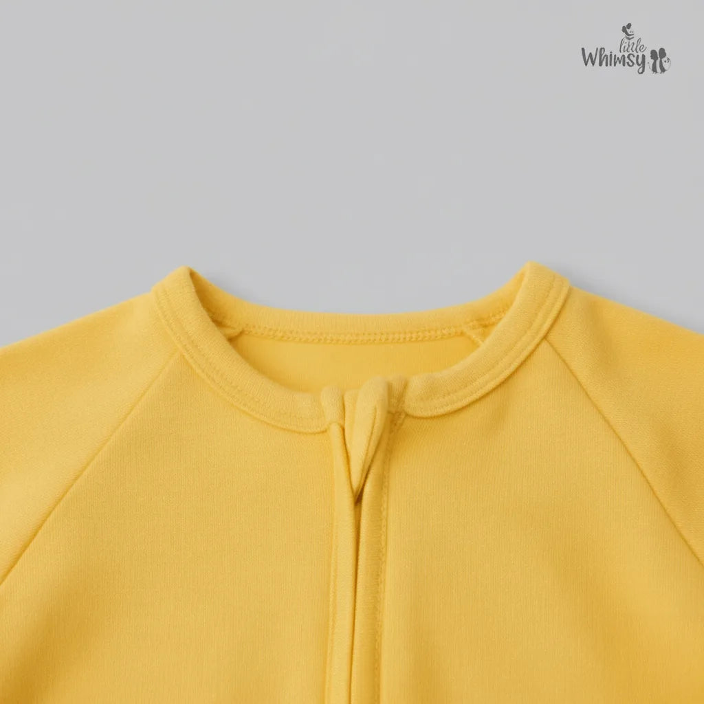 Mustard Yellow Full-Sleeve Baby Romper