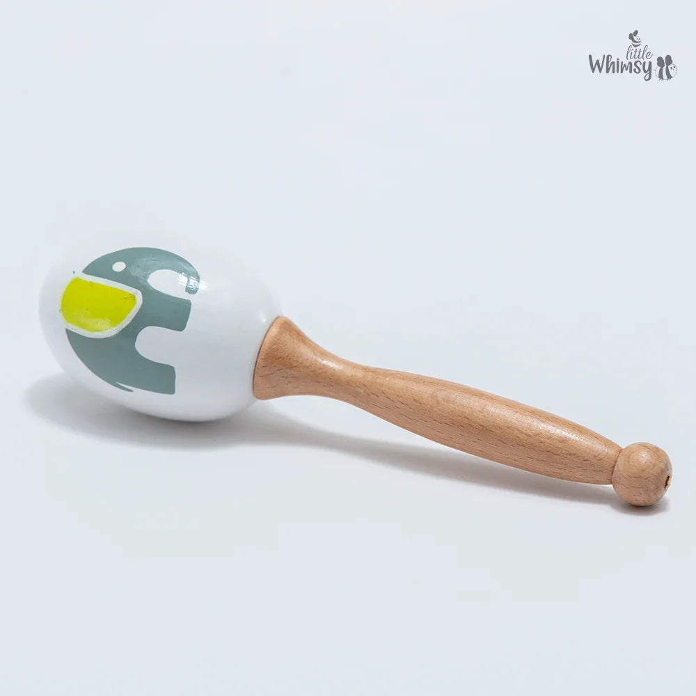 Ellie Chime Wooden Elephant Rattle