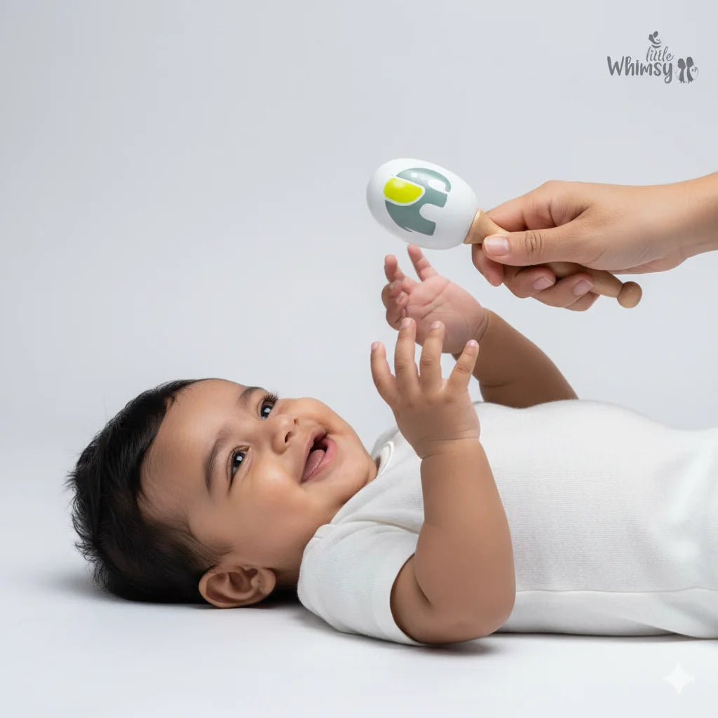 Ellie Chime Wooden Elephant Rattle