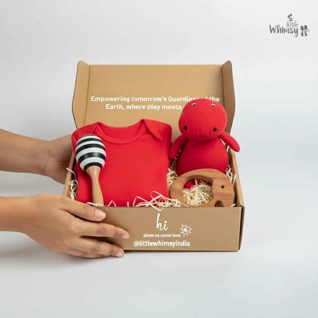 Newborn Gift Set | Outfit,Toy,Teether & RattleLittle WhimsyNewborn Gift Set