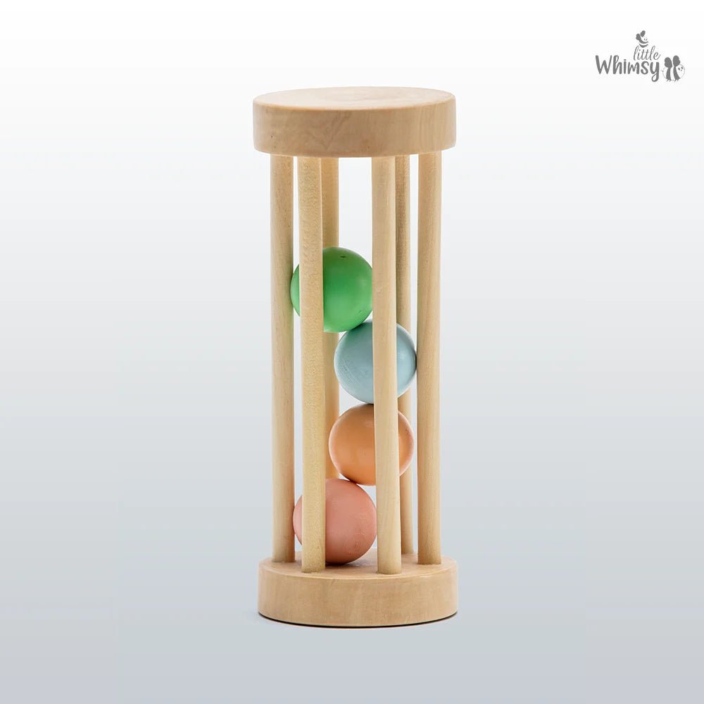 Whimsical Wheel Wooden Rolling RattleLittle WhimsyWooden Toys